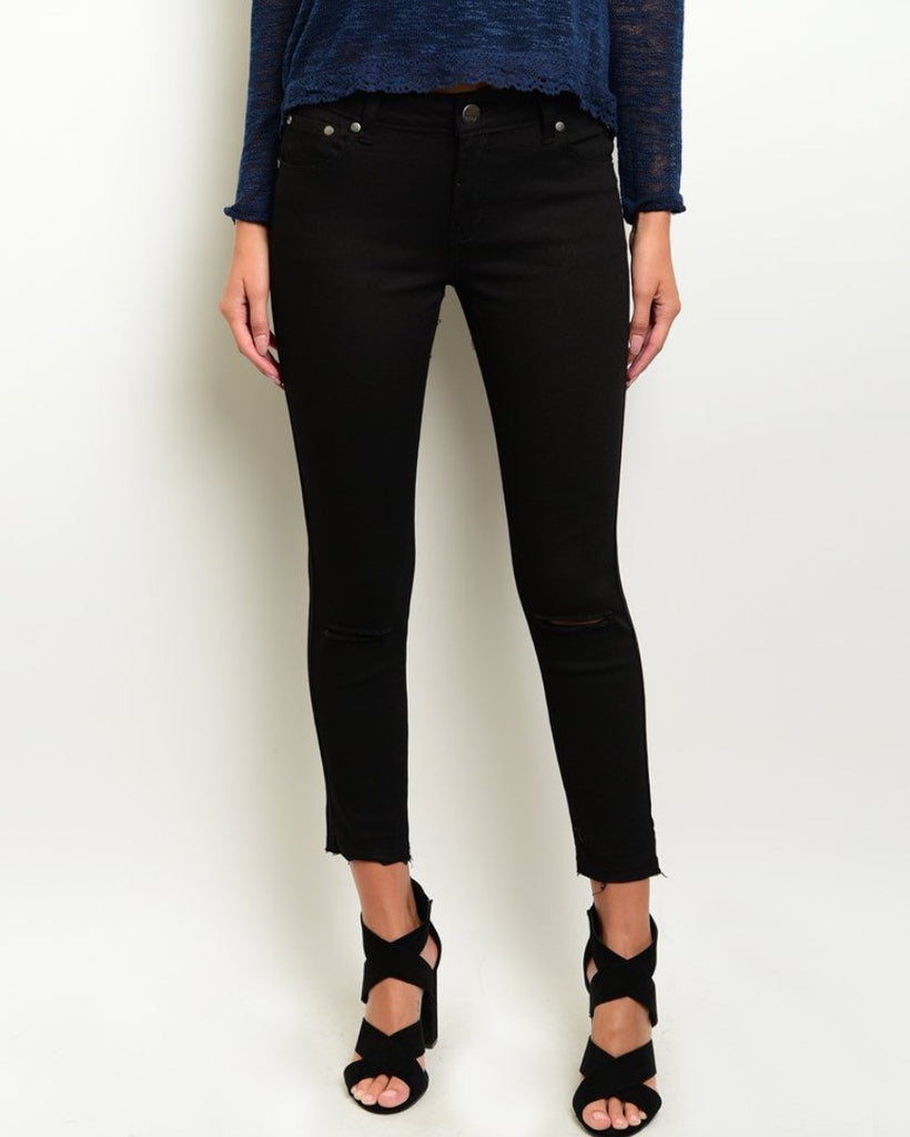 Richards Freyed Ankle Jeans